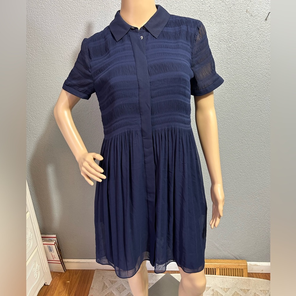 Diane Von Furstenberg Polina Pleated Mini dress size 4 - Picture 4 of 13
